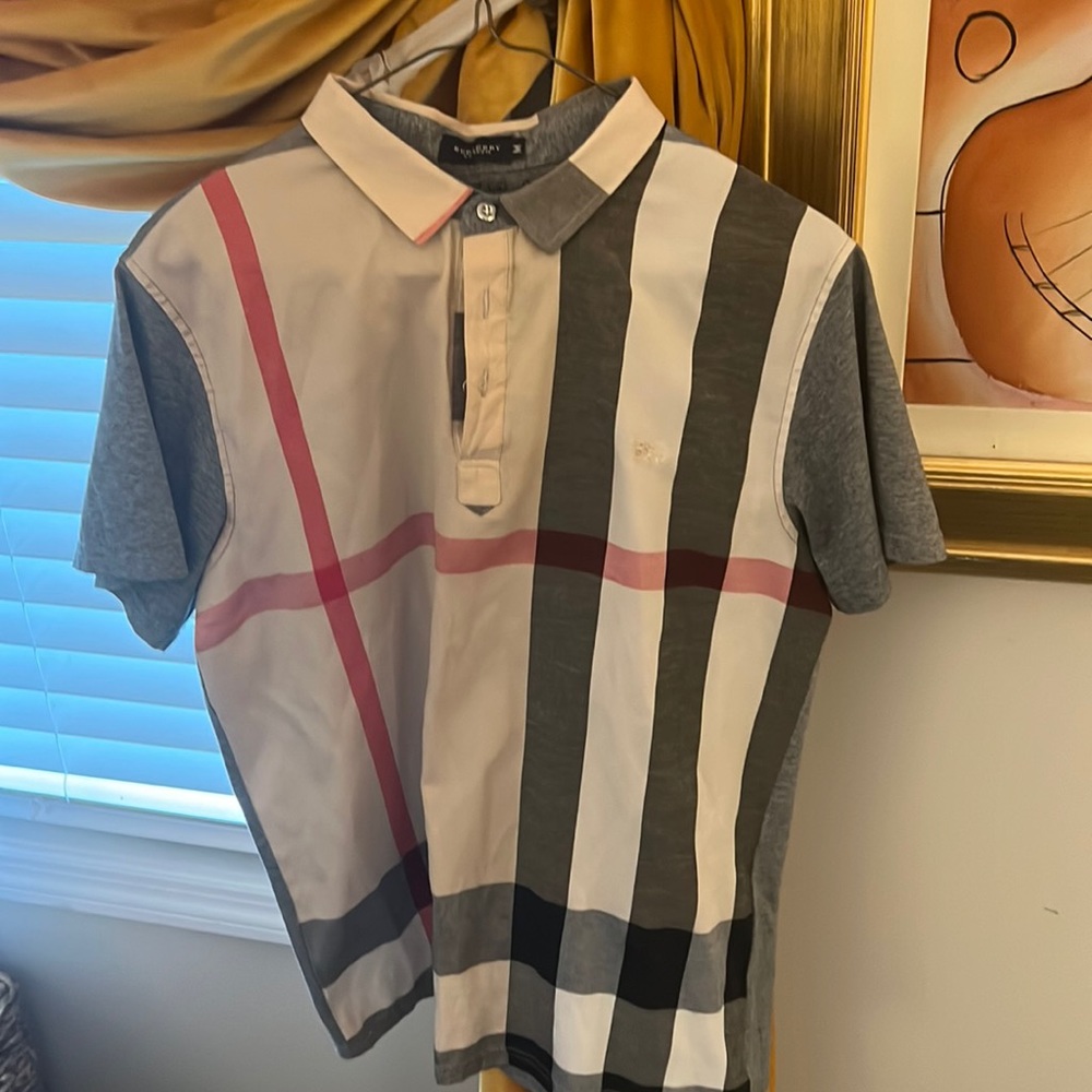 Mens Burberry Polo